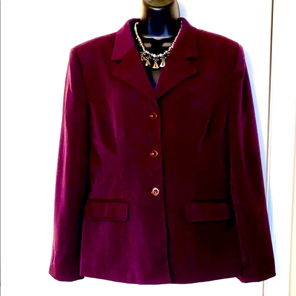 💫RELATIVITY/DESIGN LAB PLUMB BLAZER - Picture 1 of 5